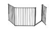 Babydan Térelválasztó, lépcsőrács -  L-es méret, fekete (max. 223 cm)