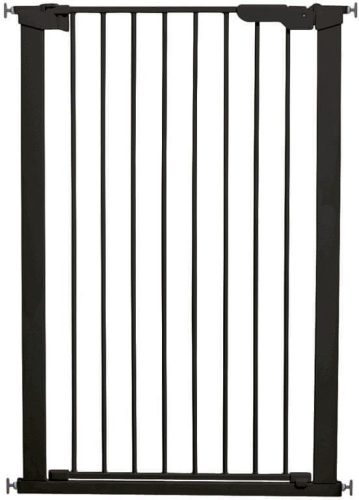 Babydan Premier PetGate Magas ajtórács, kutyarács, fekete (73 - 80 cm, bővíthető)