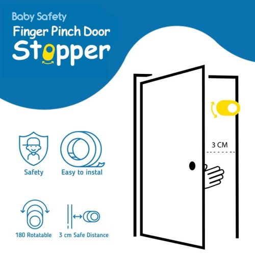 Ajtóbecsapódás-gátló, ajtóütköző (2 db/cs)