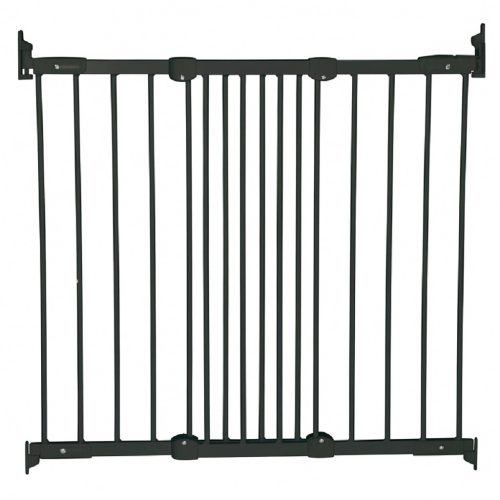 Babydan Flexi Fit FÉM ajtórács, babarács - fekete (67-105,5 cm) 