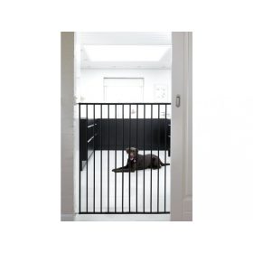 Babydan 'Streamline' Extra magas ajtórács, fekete (63,7 - 107 cm)