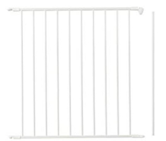 Image of Babydan Térelválasztóhoz 72 cm-es fehér színű bővítő elem