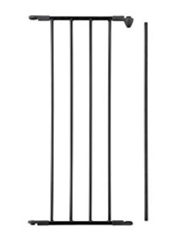 Image of Babydan Térelválasztóhoz 33 cm-es FEKETE színű bővítő elem